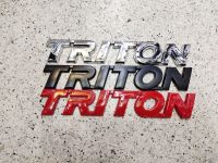 โลโก้ TRITON สำหรับติดท้ายรถ MITSUBISHI