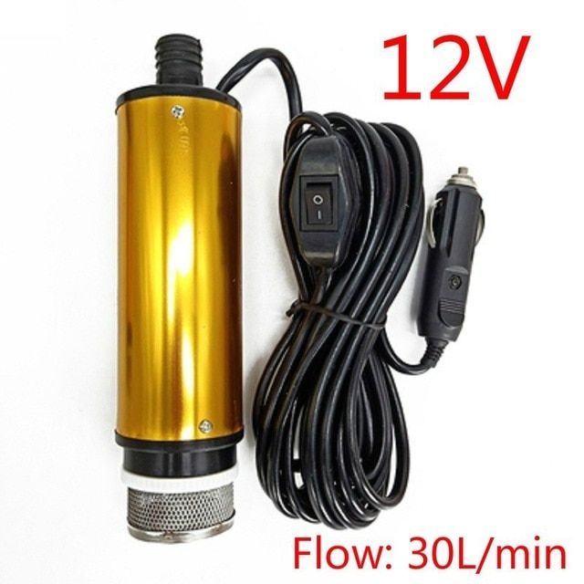 ปั๊มจุ่มน้ำมันดีเซล12v-24v-การไหลของอุปกรณ์ปั๊มน้ำมัน-30l-นาที5m-สำหรับเครื่องสูบน้ำรถมินิไฟฟ้า12v-24v