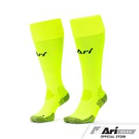 ARI ELITE FOOTBALL LONG SOCKS - VOLT/BLACK ถุงเท้ายาว อาริ อีลิท สีเขียวอ่อน