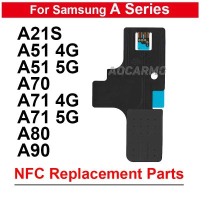 สำหรับ Galaxy A21S A51 A70 A71 4G 5G A80 A90โมดูล NFC อะไหล่สายเคเบิลงอได้ซ่อม