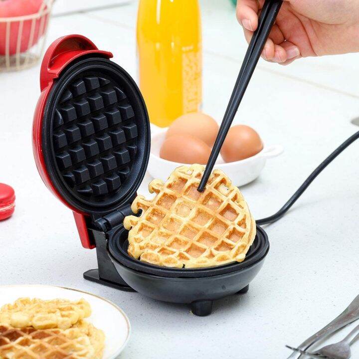 Mini Electric Waffles Maker Bubble Egg Cake Oven Breakfast Waffle