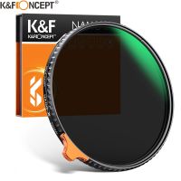 K&amp;F Concept 49mm 52mm 58mm 62mm 67mm 77mm 82mm HD Variable ND Filter ND2- ND400 High Definition Nano X Adjustable Fader Neutral Density Lens Filters(HD Nano-X version) for DSLR Camera Lens