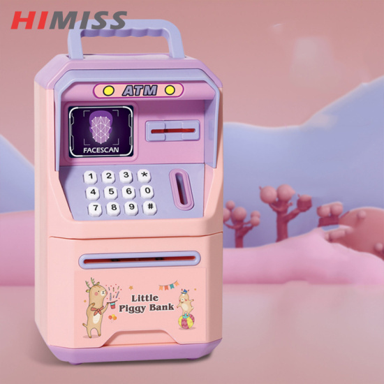 Himiss rc simulation smart atm piggy bank toys password fingerprint piggy - ảnh sản phẩm 6