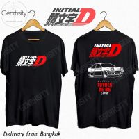 Fashion COD INITIAL D เสื้อยืด RACING เสื้อซิ่ง Cotton แฟชั่นคอกลม ผ้าบาง ระบายอากาศได้ Tops พิมพ์ลาย วินเทจ Tee