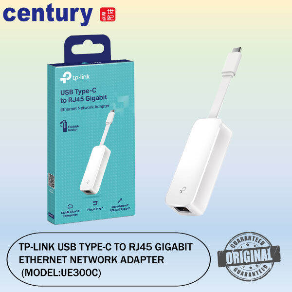 TPLINK USB TYPEC TO RJ45 GIGABIT NETWORK ADAPTER (MODEL