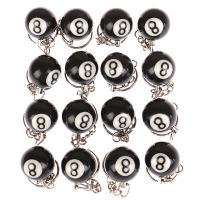 Olliles Creative billiard Pool พวงกุญแจตารางลูกพวงกุญแจ Lucky Black No.8 Key CHAIN