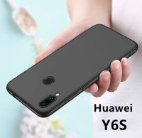 TPU CASE Huawei Y6 2019 / Y6s เคสหัวเว่ย เคสซิลิโคน เคสนิ่ม สวยและบางมาก เคสสีดําสีแดง [ส่งจากไทย]