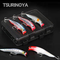 TSURINOYA 120มม. 20G ลอย Minnow Fishing Lure GORGO ขนาดใหญ่ Lure 120F ชุด5Pcs สามเณรที่เหมาะสม Lure กล่อง Seabass Flounder เหยื่อ