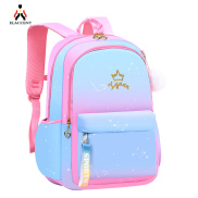 ELACCENT Primary School School Bag Girls Cute Gradient Backpack Large