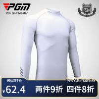 ▤▦ Next PGM new golf clothing mens base shirt summer ice silk sun protection clothing summer sports mens clothing