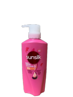 Sunsilk shampoo co-creation smooth &amp; manageable ซันซิล แชมพู สูตรผมมีน้ำหนักจัดทรงง่าย สีชมพู [425 มล.]