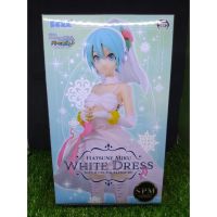 (ของแท้ หายาก) ฮัตสึเนะ มิกุ ไวท์เดรส (25เซน) Hatsune Miku Sega SPM Figure - White Dress