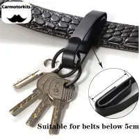 Outdoor EDC Tool Anti-lost Stainless Steel Detachable Keychain Waist Belt Clip Buckle Hanging Extreme Duty Key Ring Holder