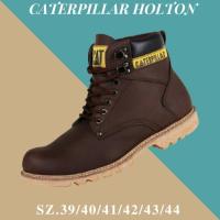 COD SDFSDTFGER !! Caterpillar Holton Shoes Safety Boots Iron Toe Mens Fashion Bikers Turing Outdoor