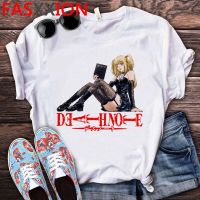 เสื้อยืดผ้าฝ้ายAnime Death Note Misa Amane Shinigami Ryuk ชายความงาม Harajuku T Shirt เสื้อลำลองฤดูร้อนญี่ปุ่น Top Graphic Tees ผู้หญิง