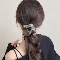 【hot】┋◕  New Silk Scrunchies Headband Large Elastic Rubber Hair Band Gilrs Ponytail Holder Ties Accessories