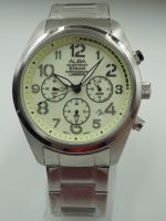 นาฬิกาALBA Chronograph ผู้ชาย AT3327X1 หน้าปัดเต็ม Lumibrite เครื่องญี่ปุ่น จับเวลาได้ ประกันศูนย์