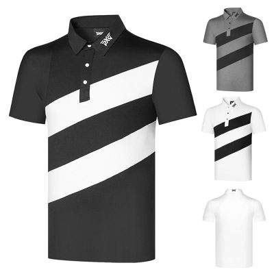 Summer new golf mens loose clothes short-sleeved quick-drying clothes golf sports training clothes tops bomb T-shirts Scotty Cameron1 PING1 TaylorMade1 Titleist XXIO Castelbajac PXG1☈¤♦