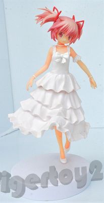 Banpresto Madoka Magica Kaname Madoka SQ Figure White dress Ver. สาวน้อยเวทย์มนต์ มาโดกะ แท้ JP ตัวโชวฺ์ ไม่มีกล่อง ความสูง 18 เซนต์