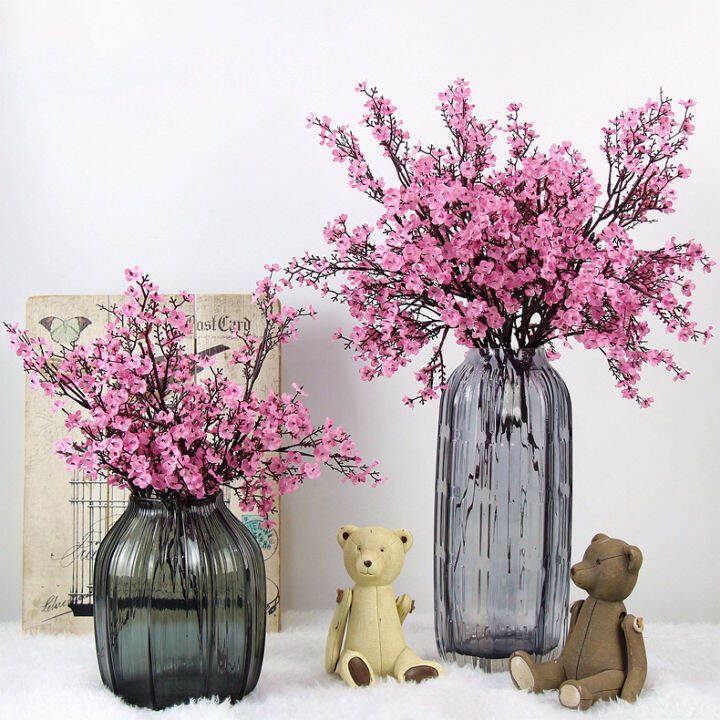 ดอกซากุระดอกไม้ประดิษฐ์เด็กเกิด-gypsophila-ดอกไม้ปลอม-diy-ตกแต่งงานแต่งงานบ้านช่อ-f-aux-ดอกไม้สาขา