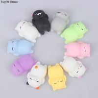 【LZ】✶♤  1PC Anti-stress Squeeze Toys Mini Soft Slow Rising Animal Cat Kawaii Rubber Squishes Antistress Novelty Gift For Children Gifts