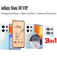 Infinix Note 30 VIP กระจกนิรภัยสำหรับเซรามิก Nfinix Note 30 4G 5G 30i 30 Pro 12 G96 10 Pro 30i ร้อน30 20 5G 3in1ป้องกันกระจกเลนส์กล้องนิรภัย