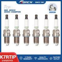 K7RTIP ปลั๊กหัวเทียนแพลทินัมเออรีเดี่ยม2-8ชิ้นสำหรับเปลี่ยนเทียน6872/BKR6EQUA 7963/PFR7Q 1675/PFR7S8EG OPEL 1214066 55576026