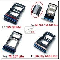 Original ซิมการ์ด SD ถาดสำหรับ Xiaomi Mi หมายเหตุ10 10T Pro Lite โทรศัพท์ SIM ชิปสล็อตบัตรลิ้นชักอะแดปเตอร์ Socket Repair Part