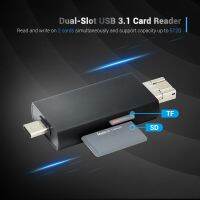 Limited Time Discounts! JJC UHS-II SD MSD Card Reader USB 3.1/Micro USB 2.0/Type C USB 3.1 To SD Micro SD TF Memory Card Adapter For PC Laptop Phone OTG