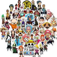 hot【DT】 10/30/50pcs/pack ONE PIECE anime Lable Stickers Wall Desk Car Decal Motorcycle