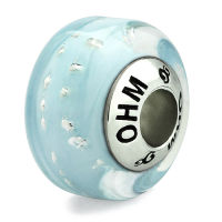 บีดแก้ว มูราโน่ Pushkar OHM Murano Glass Bead Charm