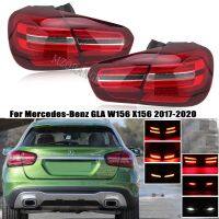 LED Car Rear Tail Light For Mercedes-Benz GLA W156 X156 2017 2018 2019 2020 Turn Signal Light Brake Fog Lamp Car Accessories