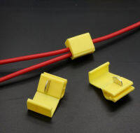 (10ชิ้น)JY-813 (YELLOW) Wire terminals quick wiring connector cable clamp (12-10 AWG)