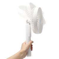 【Ready】? ble nd-held big fan strong dtop mute office bed h tripod b recrgeable fan