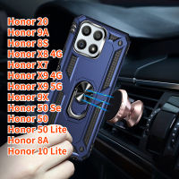 RTY เคสโทรศัพท์เกราะกันกระแทกสำหรับ Honor X8 4G Honor X9 Honor 20 Honor 9A Honor 8S Honor 50Se Honor 50 Lite Honor 8A Honor 10 Lite เคสแข็งที่วางแหวนแม่เหล็กทนทานพร้อมขาตั้งปกหลัง