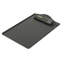 Plastic A4 Clipboard with Calculator Writing Pad File Folders Document Holder U4LD