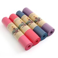 New Tpe Yoga Mat 6mm for Gym Sports Non-slip Exercise Pad For Home Workout Women Children Fitness Gymnastics Pilates Tasteless