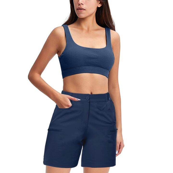 quick-dry-hiking-shorts-breathable-lightweight-womens-jogging-shorts-outdoor-short-pants-zipper-pockets-cargo-workwear-pants