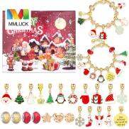 MMLUCK Handmade Christmas Surprise Blind Box Set Handled DIY Beads 24 Day