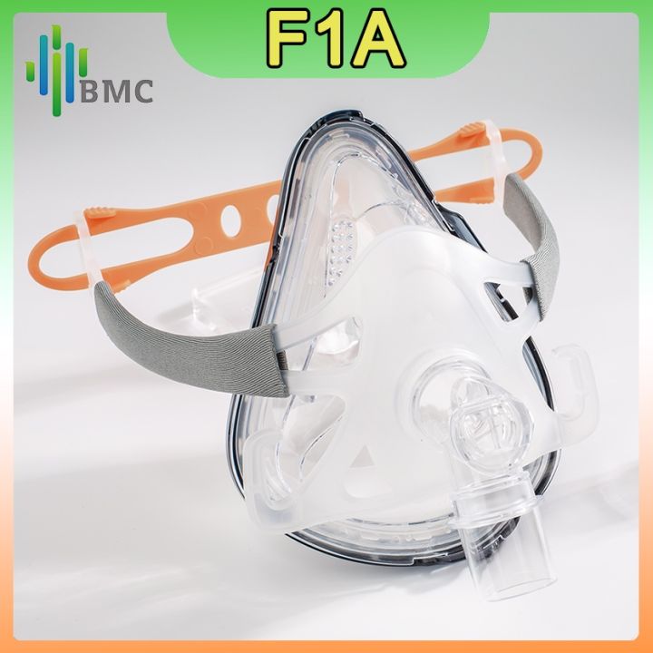 Bmc F1a Full Face Mask Fm1a สําหรับ Cpap หน้ากากปิดใบหน้าและการนอนหลับขนาด Sml Th 4398
