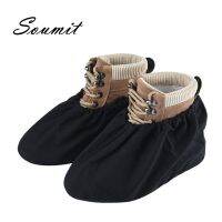 Soumit Reusable Shoe Covers Non-slip for Men Women Washable Keep Floor Carpet Cleaning Household Outdoor Shoes Protector Cover Rain Boots