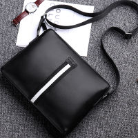 WILLIAMPOLO Men Bags Crossbody Shoulder Bag Genuine Leather Business Messenger Work Travel Office Sling with Adjustable Strap