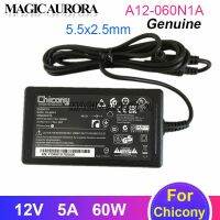 60W Chicony A12-060N 1A อะแดปเตอร์ AC 12V ชาร์จไฟพาวเวอร์ซัพพลายมอนิเตอร์5A 5.5x2.5mm