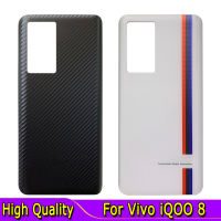 Salmatt ปลอกหุ้มสำหรับ Vivo ใหม่ IQOO 8ประตูฝาครอบแบตเตอรี่หลังเคสด้านหลังอะไหล่ V2136A 6.56 "สำหรับ Vivo IQOO 8ฝาหลัง