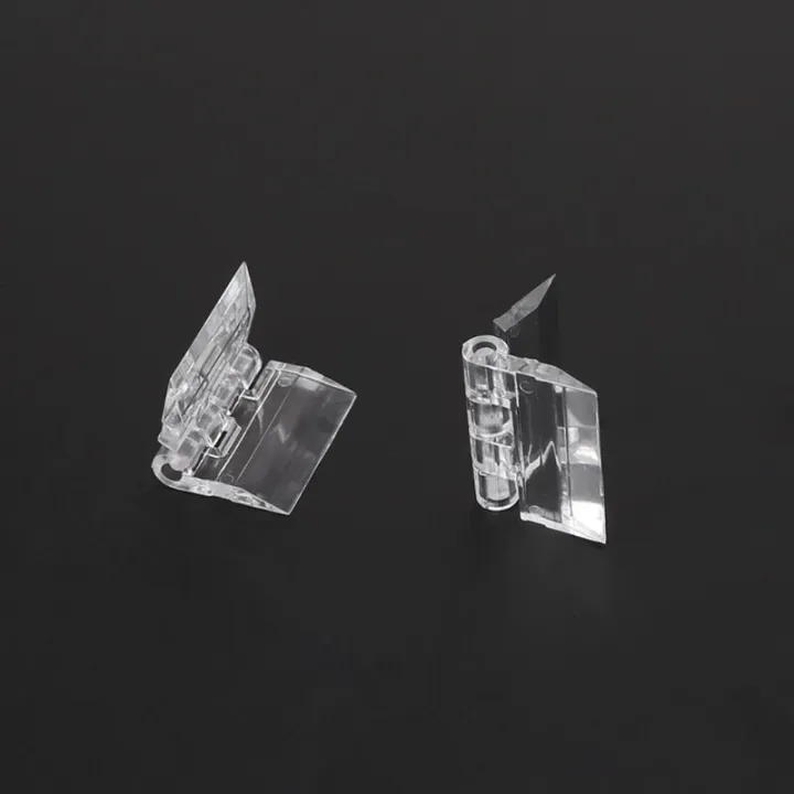 10pcs-transparent-plastic-folding-hinges-durable-clear-acrylic-hinge-tools-l69a