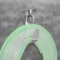 {HAOY Department Store} ที่ยึดท่อสแตนเลสแบบถอดได้ Anti Rust Washable Gardening Pipe Hanger Garage Storage Bracket Organizer