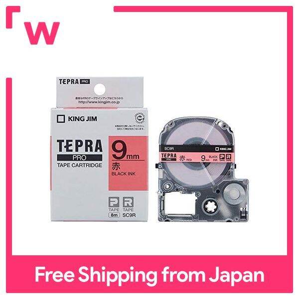 KING JIM Tape cartridge TEPRA PRO 9mm SC9R Red Lazada