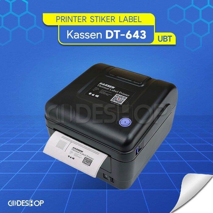 Printer Thermal Kassen Dt 643 Cetak Label Harga Minuman Lazada Indonesia