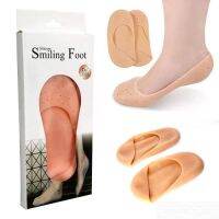 ถุงเท้าซิลิโคนถนอมส้นเท้า ซิลิโคนหุ้มเต็มเท้า แบบสวมเต็มเท้า รุ่น Smiling Foot-09Feb-J1