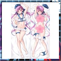 Virtual YouTuber Minato Aqua อนิเมะ Dakimakura ชาย Otaku กอดร่างกายหมอนครอบคลุมกอดหมอน